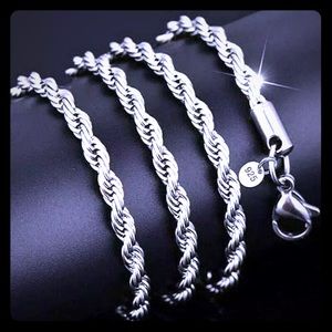 925 Sterling Silver Rope Chain